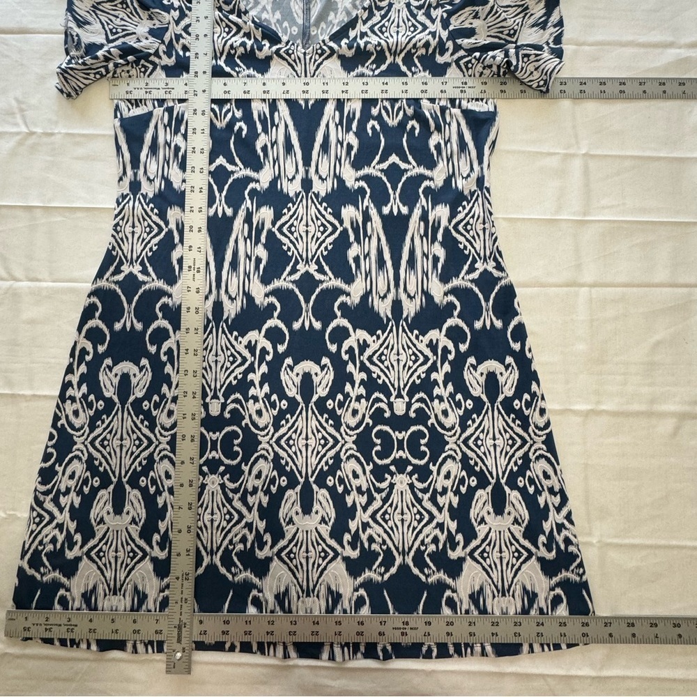 MSK Women's Printed Cold Shoulder Dress, Large - Picture 4 of 4